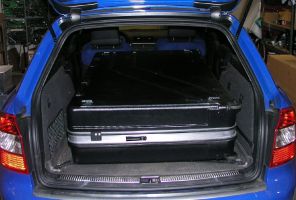 loading into Audi A4