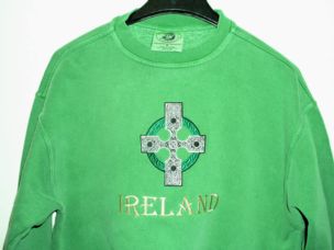 Irish ireland sweat shirt embroidered