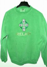 Irish ireland sweat shirt embroidered