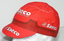 Saeco Pro Team Cotton Cycling Cap espresso cotton
