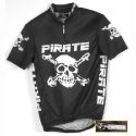 Pirate Kids Black Cycling Jersey