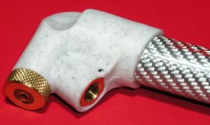 close up of pump head