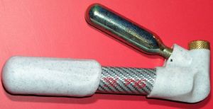 example of a c02 screwed into pump