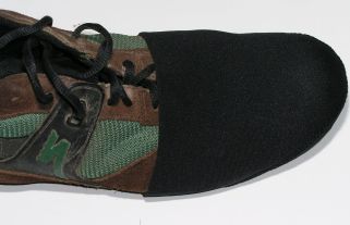 Underside on mtb shoe