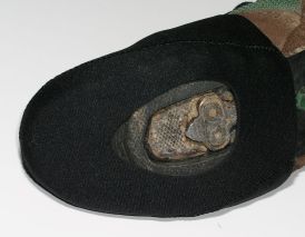 Underside on mtb shoe